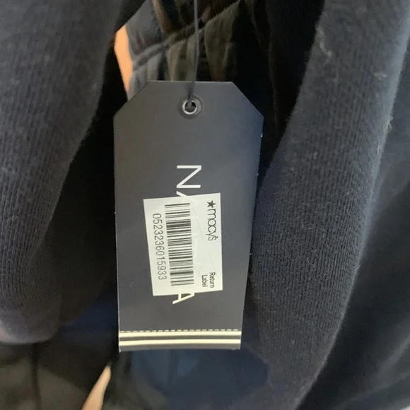 Nautical True Black Modern Tech Zip Jacket Hoodie - Picture 3 of 6